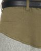 self-portrait self-portrait Knit Khaki Denim Insert Midi Skirt - 6