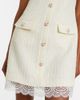 Self-Portrait Self-Portrait Lace-trimmed bouclÃ© minidress - 4