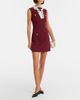 Self-Portrait Self-Portrait Lace-trimmed crÃªpe minidress - 2