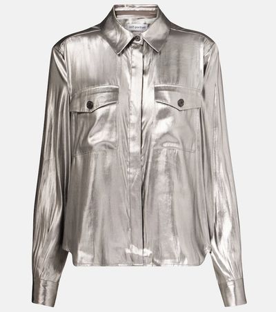 Self-Portrait Self-Portrait Metallic shirt