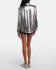 Self-Portrait Self-Portrait Metallic shirt - 3