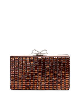 Self-portrait Self-Portrait Mini Crystal Chainmail Clutch