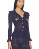 self-portrait self-portrait Navy Self Embellished Cardigan - 2