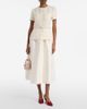 Self-Portrait Self-Portrait Paneled bouclÃ© and taffeta midi dress - 2
