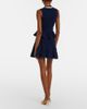 Self-Portrait Self-Portrait Peplum pointelle cotton-blend minidress - 5