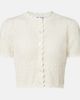 Self-Portrait Self-Portrait Pointelle cropped cardigan - 1