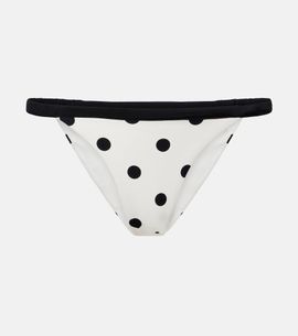 Self-Portrait Self-Portrait Polka-dot bikini bottoms