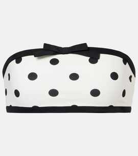 Self-Portrait Self-Portrait Polka-dot bikini top