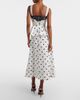 Self-Portrait Self-Portrait Polka-dot linen and cotton midi dress - 3