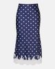 Self-Portrait Self-Portrait Polka-dot satin midi skirt - 1