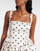 Self-Portrait Self-Portrait Polka-dot satin minidress - 4
