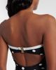 Self-Portrait Self-Portrait Polka-dot strapless swimsuit - 6