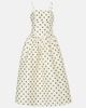 Self-Portrait Self-Portrait Polka-dot taffetta corset dress - 1