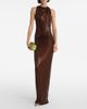 Self-Portrait Self-Portrait Rhinestone-embellished maxi dress - 2