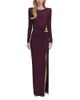 Self-portrait Self-Portrait Rhinestone Embellished Cut Out Maxi Dress - 1