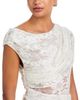 Self-portrait Self-Portrait Rhinestone Lace Tie Side Mini Dress - 3