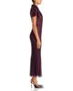 Self-portrait Self-Portrait Rhinestone Twist Neck Fishnet Midi Dress - 5