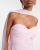 Self-Portrait Self-Portrait Scarf-detail georgette gown - 4