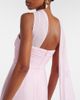 Self-Portrait Self-Portrait Scarf-detail georgette gown - 6