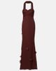 Self-Portrait Self-Portrait Scarf-detail jersey gown - 1