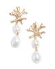 Self-portrait Self-Portrait Sculptural Imitation Pearl Statement Earrings - 3