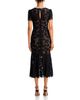 Self-portrait Self-Portrait Sequin Lace Embellished Round Neck Midi Dress - 4