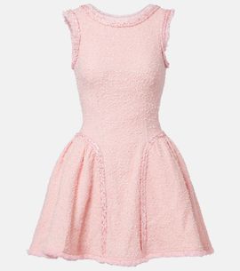 Self-Portrait Self-Portrait Sequined bouclÃ© tweed minidress