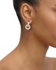 Self-portrait Self-Portrait Small Crystal Hoop Earrings - 2