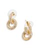 Self-portrait Self-Portrait Small Crystal Hoop Earrings - 4