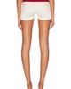 self-portrait self-portrait Stripe Viscose Knit Shorts - 4