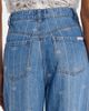 Self-Portrait Self-Portrait Striped wide-leg jeans - 5