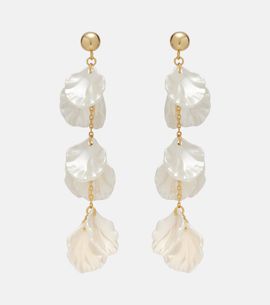 Self-Portrait Self-Portrait Tiered faux pearl-embellished earrings