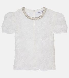 Self-Portrait Self-Portrait Tulle lace top