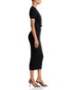 Self-portrait Self-Portrait V Neck Belted Rib-Knit Midi Dress - 5