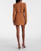 Self-Portrait Self-Portrait Waffle-knit embellished pencil skirt - 3