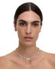 Self-portrait Self Portrait Crystal & Imitation Pearl Bow Necklace, 11.8-15.7 - 2
