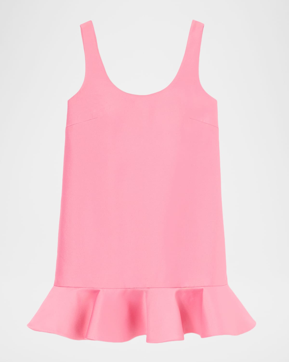Self-Portrait Taffeta Drop-Waist Mini Dress