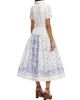 Self-Portrait Women's Bandana Embroidered Midi Dress - 4