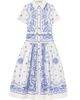 Self-Portrait Women's Bandana Embroidered Midi Dress - 6