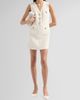 Self-Portrait Women's Bouclé V-Neck Shift Mini Dress - 2
