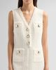 Self-Portrait Women's Bouclé V-Neck Shift Mini Dress - 5