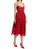 Self-Portrait Women's Bow Embroidered Cotton Midi-Dress - 2