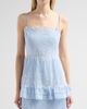 Self-Portrait Women's Chiffon Lace Tiered Midi Dress - 5
