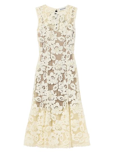 Self-Portrait Women's Crochet Lace Midi-Dress