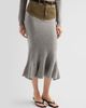 Self-Portrait Women's Denim-Insert Knit Midi Skirt - 4