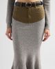 Self-Portrait Women's Denim-Insert Knit Midi Skirt - 5