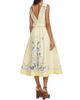 Self-Portrait Women's Floral Cotton Ruffle Midi Dress - 4