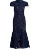 Self-Portrait Women's Guipure Lace Belted Midi-Dress - 8