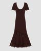 Self-Portrait Women's Lace-Trim Rib-Knit Midi Dress - 1