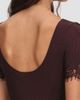 Self-Portrait Women's Lace-Trim Rib-Knit Midi Dress - 6